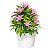 Kit Com 4 Vasos De Flores Artificiais Decorativas Grande - Imagem 4