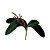 Folha De Orquidea Raizes Arranjos Artificiais Lindas Flores Grande - Imagem 3