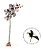1 Orquidea Artificial Silicone 3d Haste Toque Real + Folha de Brinde - Imagem 4