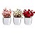 Kit Com 3 Mini Vasinho Decorativo Cachepot Com Plantinha Artificial' - Imagem 6