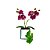 Mini Orquidea Silicone 3d Toque Real Para Decorações Sofisticadas Luxuosa - Imagem 7