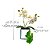 Mini Orquidea Silicone 3d Toque Real Para Decorações Sofisticadas Luxuosa - Imagem 2