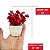 Mini Vasinho Decorativo Cerejeira Com Plantinha Artificial Para Decoração - Imagem 4