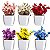 Mini Vasinho Decorativo Cerejeira Com Plantinha Artificial Para Decoração - Imagem 8
