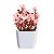 Mini Vasinho Decorativo Cerejeira Com Plantinha Artificial Para Decoração - Imagem 6