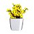 Mini Vasinho Decorativo Cerejeira Com Plantinha Artificial Para Decoração - Imagem 1