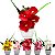 Arranjo Mini Orquidea Artificial Cetim Para Decoração de Casa, Casamento, Lembrancinhas - Imagem 1