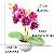 20 Mini Orquidea Silicone 3d Toque Real Para Decorações Sofisticadas Luxuosa - Imagem 2