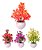 Kit Com 4 Vasos De Flores Artificiais Decorativas 10 Cm - Imagem 1
