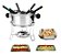 Fondue Completo Kit 10 Peças Em Inox Com Panela Giratória - Imagem 2