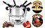 Fondue Completo Kit 10 Peças Em Inox Com Panela Giratória - Imagem 6