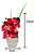 KIT 6 Arranjos Orquidea Artificial Cetim Enfeite Colorido - Imagem 11