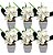 KIT 6 Arranjos Orquidea Artificial Cetim Enfeite Colorido - Imagem 14