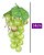 Kit 2 Frutas Artificiais Uvas Decorativas Decoração Cestas - Imagem 2