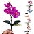 Haste de Orquidea Artificial Para Arranjo Sofisticado Cetim - Imagem 1