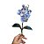 Haste de Orquidea Artificial Para Arranjo Sofisticado Cetim - Imagem 2