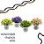 Kit 4 Arranjos Plantas Artificiais com Vasinhos Decorativos Decoração P Ambientes - Imagem 3