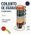Kit 6 Xícaras Cerâmica Empilháveis Modernas C/ Suporte Inox - Imagem 4