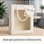 Kit 10 Sacolas Elegantes C/ Visor E Tag Dourada Transparente - Imagem 4