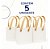 Kit 5 Sacolas Pvc Luxo Alça Estilo Madeira Transparente Leve - Imagem 3