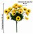 Kit 10 Buquê Girassol Artificial Realista 33cm 21fls Arranjo - Imagem 2