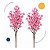 Kit 2 Flor Artificial Cerejeira Decoração P/ Festa Casa Mesa - Imagem 1