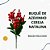 Galho Azevinho Cereja Vermelha Artificial 40cm Enfeite Natal - Imagem 6
