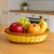 Cesto Trançado Plástico Oval P/ Pães Frutas Mesa Servir Café - Imagem 5