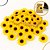 100 Unidades Mini Girassol Amarelo Artificial Artesanato Nfe - Imagem 1