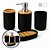 Kit Banheiro 4 Peças Bambu Moderno Lavabo Completo Decoração - Imagem 1