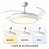 Ventilador Teto Luz Led Controle Remoto 6 Velocidades Quarto - Imagem 4