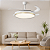 Ventilador Teto Luz Led Controle Remoto 6 Velocidades Quarto - Imagem 5