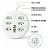 Extensão Elétrica 6 Tomadas 3 Usb 2 Tipo C Bivolt 2500w Nfe - Imagem 3