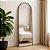 Espelho Oval 147x36cm Corpo Inteiro Moderno Chão Parede Slim - Imagem 5