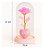 Luminária Rosa Eterna Coração Amor Luz Decorativa Romântico - Imagem 8