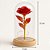 Luminária Rosa Encantada Eterna Led Presente Decorativo Luxo - Imagem 3