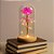 Luminária Rosa Encantada Eterna Led Presente Decorativo Luxo - Imagem 9