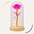 Luminária Rosa Encantada Eterna Led Presente Decorativo Luxo - Imagem 7