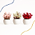 Kit Vasos Decorativos Vasinhos Com Plantas Artificiais - Imagem 1