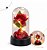 Rosa Encantada Iluminada Pétalas Caídas Luminária Decorativa - Imagem 1