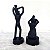 Dupla Escultura Mãe e Pai com Filhos em Resina - Imagem 14