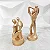 Dupla Escultura Mãe e Pai com Filhos em Resina - Imagem 3