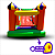 Mini Tobogã Inflável c/ Piscina de Bolinha - Laranja Multicolor - c/ Motor - Imagem 2