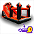 Mini Tobogã Inflável Tigrinho 2ª edição c/ Piscina de Bolinha - Laranja e Preto - c/ Motor - Imagem 5