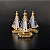 Imagem Nossa Senhora Aparecida - Dourado - 5cm - Imagem 1
