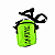 Shoulder Bag Chronic 009V3 Verde Fluor - Imagem 1
