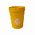 Cinzeiro Portátil PVC Amarelo - Imagem 2