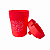Cinzeiro Portátil PVC Vermelho Fluor - Imagem 3