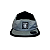 Boné Five Panel Chronic 2024-143 Preto C/ Cinza - Imagem 1