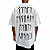 Camiseta Oversized Chronic x Thaíde Corpo Fechado Branco - Imagem 1